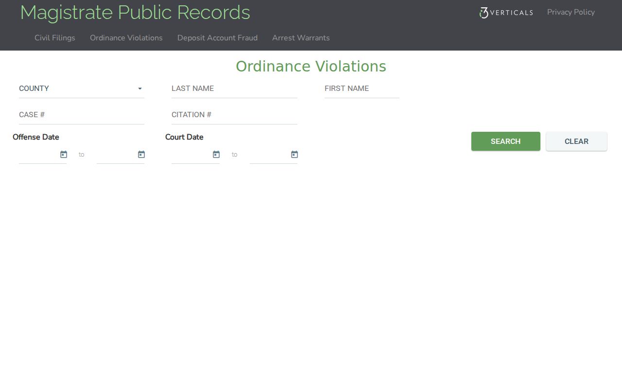 Wilkinson County traffic warrant citation search