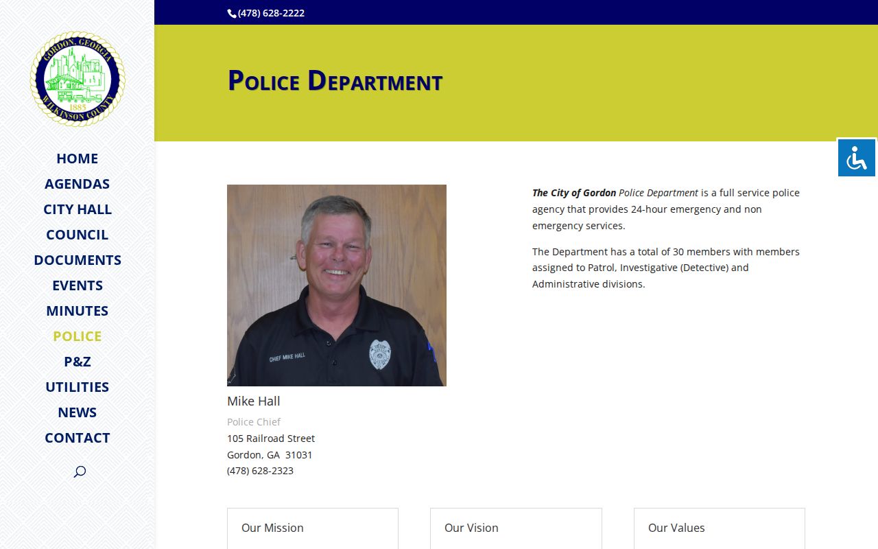 Gordon police route for Wilkinson County municipal court warrants